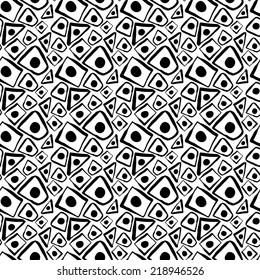 Abstract geometric seamless pattern. Repeating background texture. Endless print. Fabric design. Wallpaper