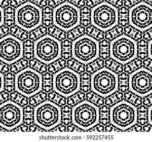 Abstract geometric seamless pattern with repeating texture
