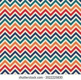 Abstract geometric seamless pattern. Retro background for textile, fabric, fashion. Vector