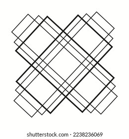 Resumen del patrón de marea geométrica con ræ. Ilustración del vector