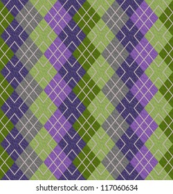 Abstract geometric seamless pattern with rhombuses. Vector illustration
