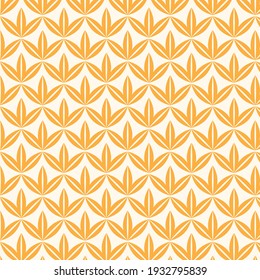 Abstract Geometric seamless pattern in Scandinavian style. Mid century design. Vector wallpaper. Stock illustration.