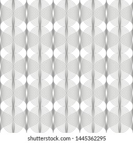 Abstract geometric seamless pattern. Shades of gray.
