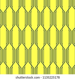 Abstract geometric seamless pattern. Simple wavy zigzag stripes background. Colorful modern decoration design
