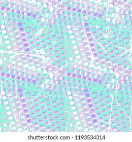 Abstract geometric seamless pattern with squares. Simple Vector illustration.