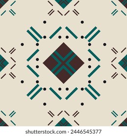 abstract geometric seamless pattern  with squares graphic design print for fabric web page surface textures wrapping paper vector illustration