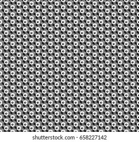 Abstract geometric seamless pattern of squares. 3D vector Illustration