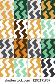 Abstract geometric seamless pattern. Seamless pattern with stripes. Vector illustration