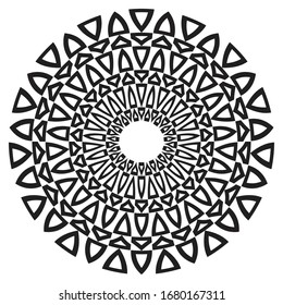 Abstraktes geometrisches nahtloses Muster. Geometrische Vorlage.