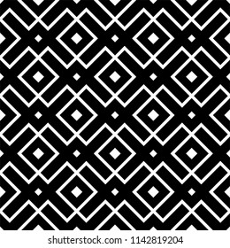 Abstract geometric seamless pattern with texture Monochrome. Backdrop Vector illustration.