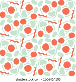 Abstract geometric seamless pattern. Tile background. Infinity wrapping paper with different shapes. Creative texture. Vector illustration.  