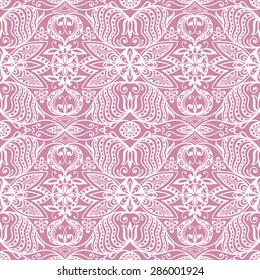Abstract geometric seamless pattern. Tribal ethnic Arabian Indian ornament. Fashion repeating texture, hand drawn artwork, vector illustration.