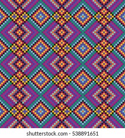 Abstract geometric seamless pattern tribal 
