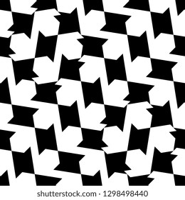 Abstract geometric seamless pattern vector illustration with ornamental trendy minimalist design