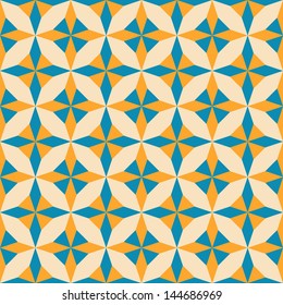Abstract geometric seamless pattern, vector illustration
