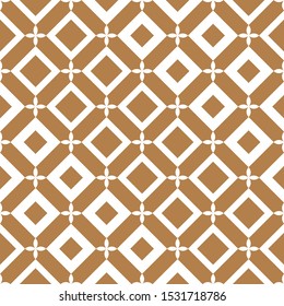Abstract geometric seamless pattern. with Vector background. Gold and white texture. Graphic modern pattern.