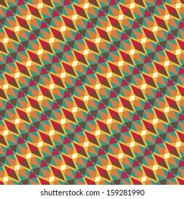 Abstract geometric seamless pattern. Vector.