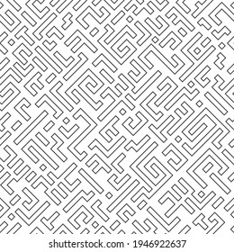 Abstract geometric seamless pattern. Vector illustration eps10