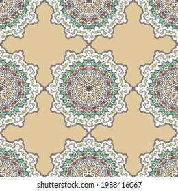 Abstract geometric seamless pattern. Vector illustration.