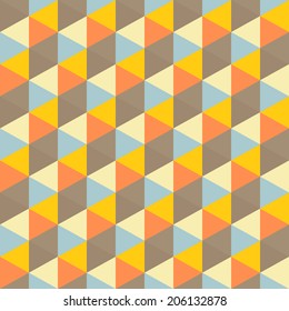 Abstract geometric seamless pattern. Vector Illustration.  Background for business presentation. 