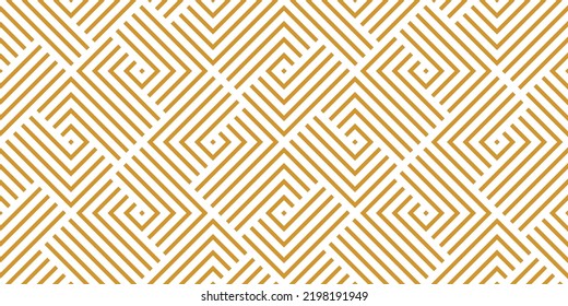 Abstract geometric seamless pattern. with Vector background. Gold and white texture. Graphic modern pattern.