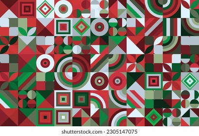 Abstract Geometric Seamless Pattern, Geometric vector background, illustration Abstract Geometric, triangle square circle