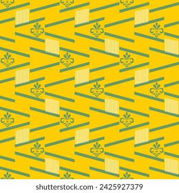 Abstract geometric seamless pattern. Vector background.