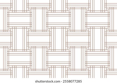 Abstract geometric seamless pattern vector in 2025 trending colors modern design brown and white diagonal lines minimalistic background textile wallpaper wrapping paper tiles decoration commercial use