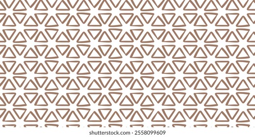 Abstract geometric seamless pattern vector in 2025 trending colors modern design brown and white diagonal lines minimalistic background textile wallpaper wrapping paper tiles decoration commercial use