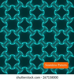 Abstract geometric seamless pattern. Vector illustration.