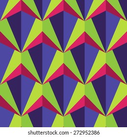 Abstract geometric seamless pattern. Vector Illustration.