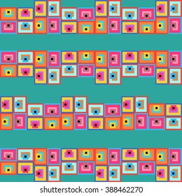 Abstract  Geometric seamless pattern. Vector Illustration.