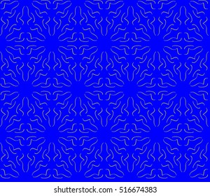 abstract geometric seamless pattern. vector. white and blue