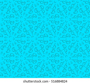 abstract geometric seamless pattern. vector. blue