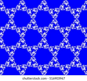 abstract geometric seamless pattern. vector. blue
