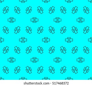 abstract geometric seamless pattern. vector. blue