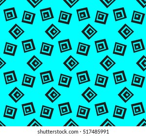 abstract geometric seamless pattern. vector. blue