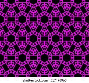 abstract geometric seamless pattern. vector. purple
