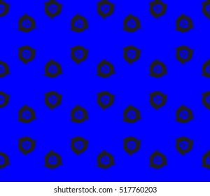 abstract geometric seamless pattern. vector. blue