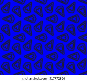 abstract geometric seamless pattern. vector. blue