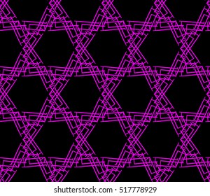 abstract geometric seamless pattern. vector. purple