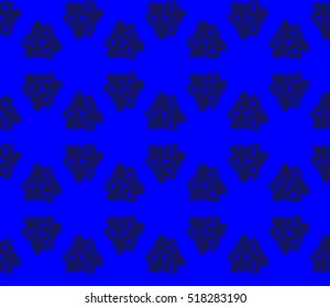 abstract geometric seamless pattern. vector. blue. neon