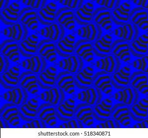 abstract geometric seamless pattern. vector. blue. neon