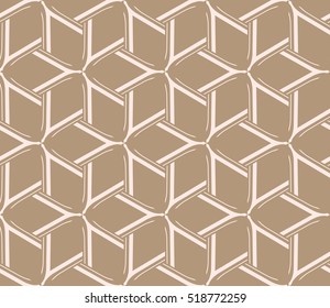 abstract geometric seamless pattern. vector. beige