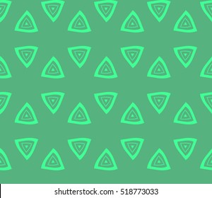 abstract geometric seamless pattern. vector. green