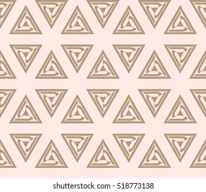 abstract geometric seamless pattern. vector. beige
