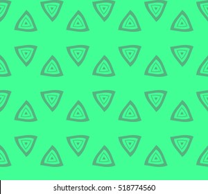 abstract geometric seamless pattern. vector. green