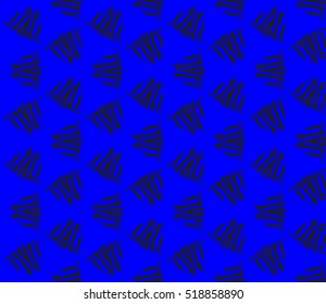 abstract geometric seamless pattern. vector. blue. neon