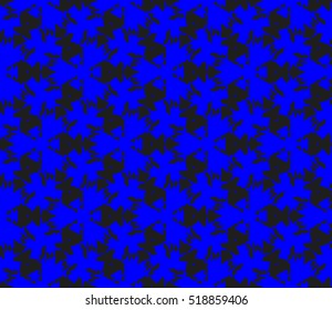 abstract geometric seamless pattern. vector. blue. neon