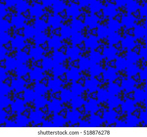abstract geometric seamless pattern. vector. blue. neon